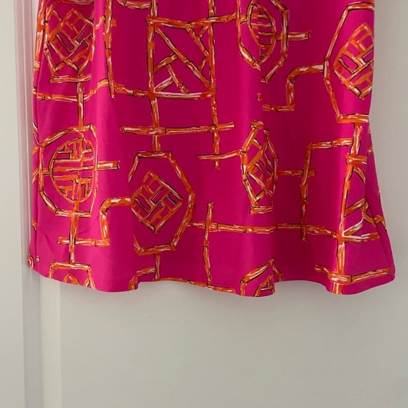 Jude Connally Miley Top Bamboo Lattice Spring Pink Apricot Jude Cloth - Picture 8 of 8